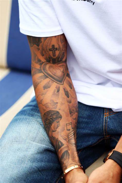 Lewis Hamilton Shows Off His Latest Tattoos Ahead Of Australian Grand