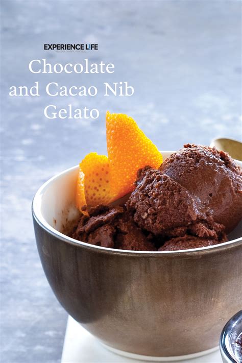 A collection of fun and healthy cacao nib recipes ranging from ice cream and bars to cookies and pancakes to scones and granola. Chocolate and Cacao Nib Gelato | Experience Life | Cacao ...