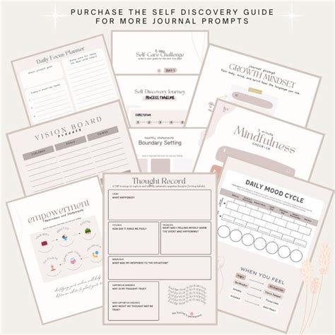Digital Fillable Only Empowerment Workbook Self Discovery Etsy Canada