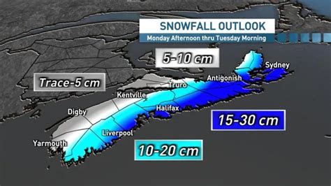 Noreaster Is Said To Bring Snow And Gusty Winds Nova Scotia Canada Today
