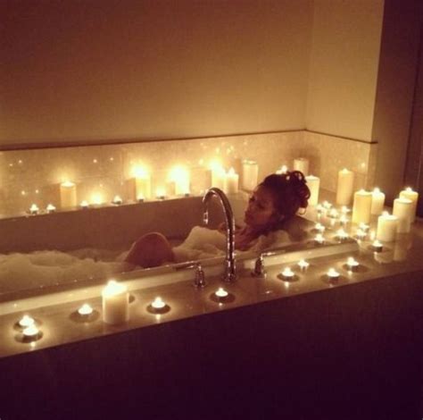 me bubble bath candlelight and a glass of wine aaahhh relaxing bath relax bath time