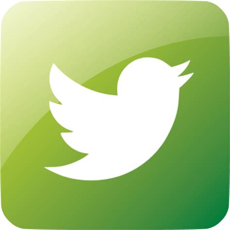 Web 2 Green Twitter 3 Icon Free Web 2 Green Social Icons Web 2