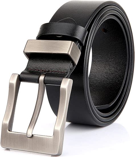 Men S Belts Leather Reversible Belt For Men 1 4 Width All Sizes Black 45 46 Uk