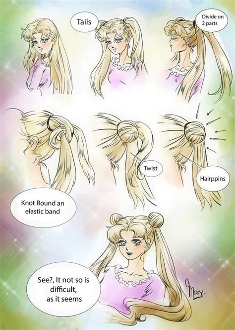 How To Do Sailor Moon Hair Howtonc