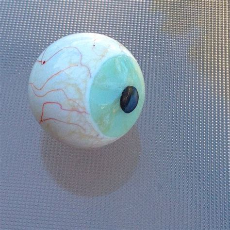 Unique Lampwork Glass Eyeball Marble With Glassy Green Iris Etsy Glass Eyeballs Lampwork