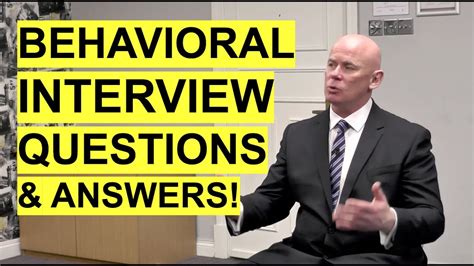 Behavioral Interview Questions And Answers How To Answer Behavioural