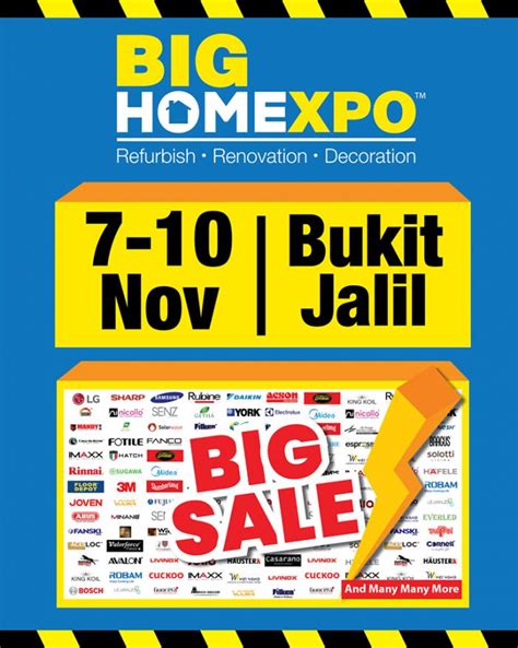 It's the og place where international artists and celebrities hold their concerts and shows. Big Home Expo at Bukit Jalil (7 November 2019 - 10 ...