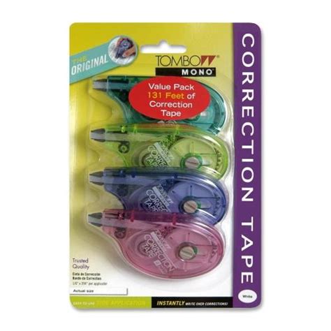 Tombow Single Line Bright Dispnsr Correction Tapes 016 Width X 3283