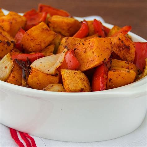 These roasted potatoes are made with the best of southwest flavors like red onions, bell peppers. Southwest Roasted Sweet Potatoes & Peppers | Recipe ...
