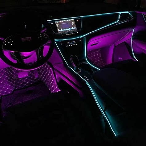 Auto Led Ambient Light 5m Atmosphere Lamp Line With Usb Car Interior