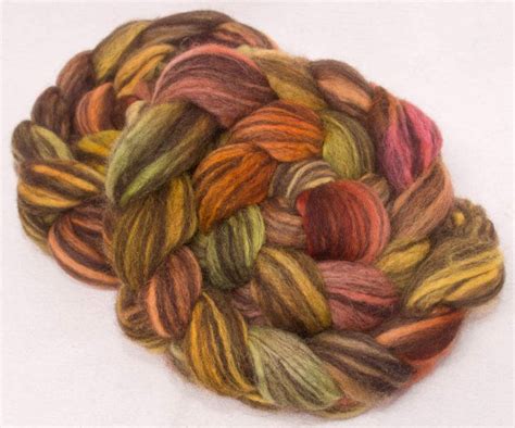 Hand Dyed Spinning Fiber Fibre Combed Top Hand Painted Roving