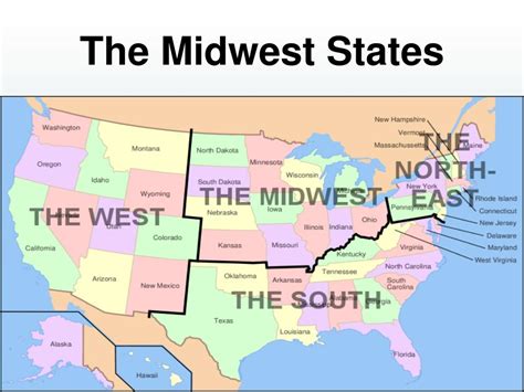 Earth Map Map Of The Midwest States And Capitals