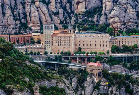 Abbey In Montserrat Editorial Stock Image Image Of Rock 74425489