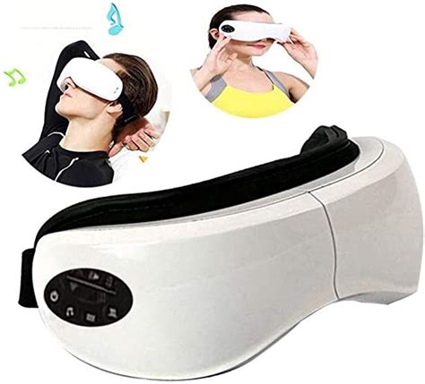 Eye Massager Electric Foldable Eyes Relax Therapy Mask With Air Pressure Heat Compression