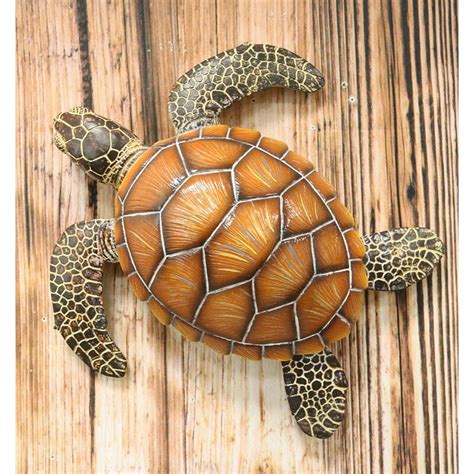 If you are looking to add something special to your home, you need to try this 3d wall decoration! Rosecliff Heights Coastal Marine Swimming Sea Turtle Wall ...