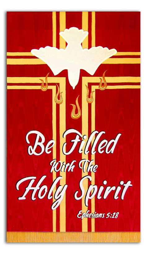 Be Filled With The Holy Spirit Church Banners Designs Church Banners