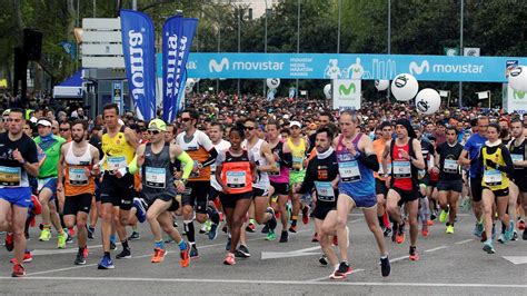 Unas 20000 Personas Corren En El Medio Maratón De Madrid