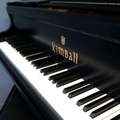 Kimball Baby Grand Piano Ebony Black New Matching Bench Cameron Piano