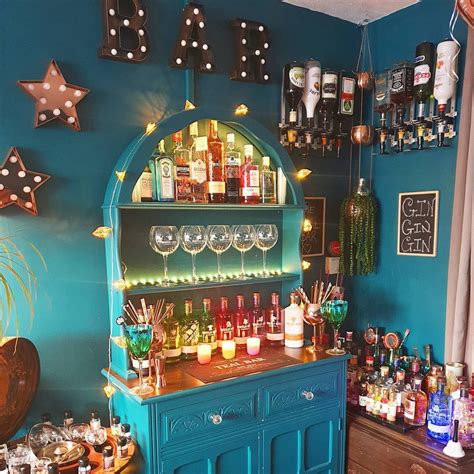 Be Inspired By These Wonderful Home Gin Bars Gin Shelf And Home Bar Ideas For Diy Decorating