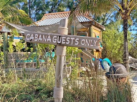 Details Castaway Cay Cabanas When You Sail On The Disney Cruise Line