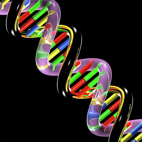 Dna 21 Digital Art By Russell Kightley Pixels