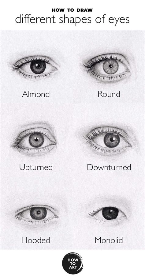 How To Draw Different Shapes Of Eyes How To