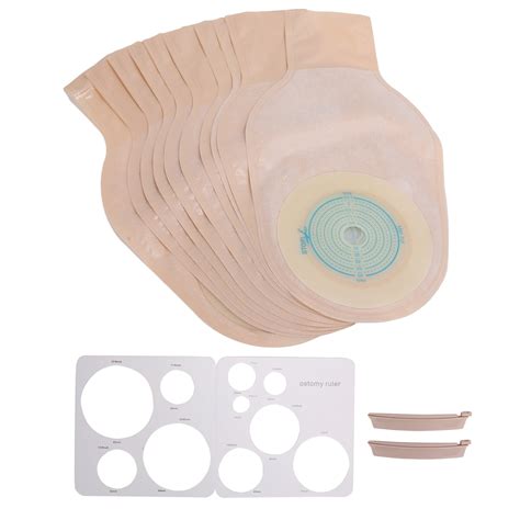 Estink 10pcs Ostomy Bag One‑piece Disposable Colostomy Bags Ostomy
