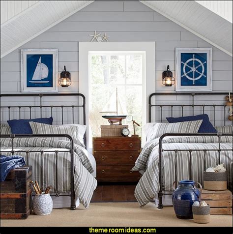 Beautiful coloring and functionality make the whole look phenomenal. Decorating theme bedrooms - Maries Manor: nautical bedroom ideas - decorating nautical style ...