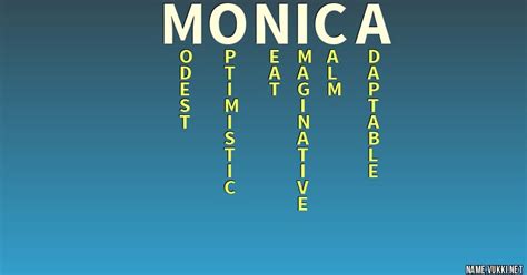 The Meaning Of Monica Name Meanings