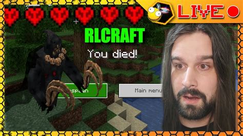 🔴hardcore Rlcraft A Crazy Monster Filled Minecraft Mod Youtube