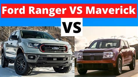 2022 Ford Maverick Vs Ford Ranger Detailed Comparison Between Ford