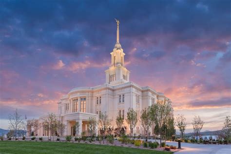 Payson Utah Temple Dedication Robert A Boyd Fine Art And Lds Temples