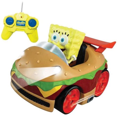 Nkok Remote Control Krabby Patty Vehicle With Spongebob New Free