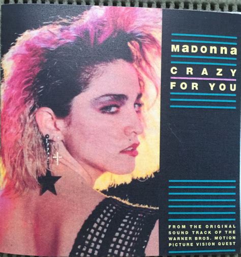 Madonna Crazy For You Cdr Discogs