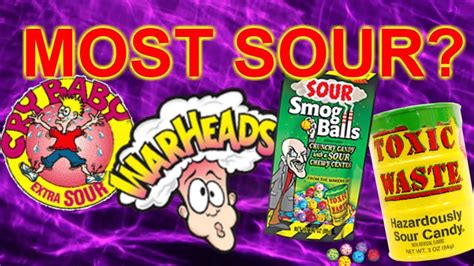 Warheads More Sour Than Toxic Waste Sour Candy Challenge Youtube
