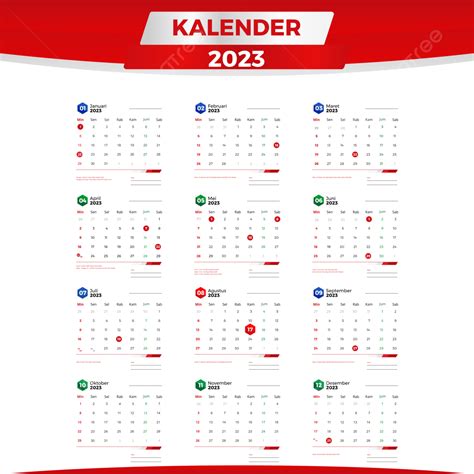 Kalender Lengkap Dengan Tanggal Merah Kalender Template