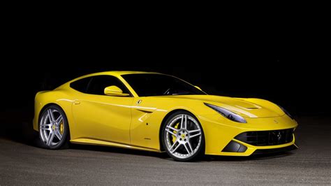 Car Ferrari F12 Berlinetta Yellow Wallpaper 2560x1440 16388