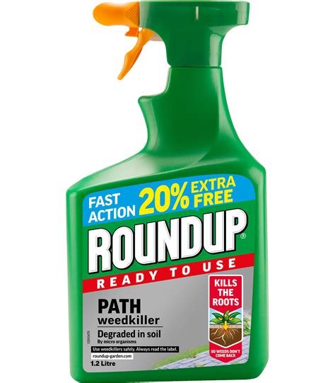 Roundup Ready to Use Path Weedkiller 1.2 litre Sprayer Spray Weed ...