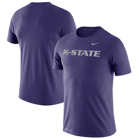 Mens Nike Purple Kansas State Wildcats School Logo Legend Performance