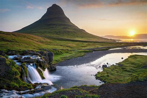 Iceland Kirkjufell At Sunrise Photograph By Olivier Parent Pixels
