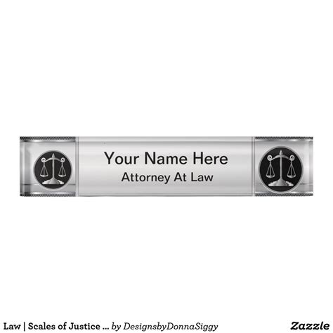 Law Scales Of Justice Lawyer Desk Name Plate Lawyer Desk Desk Name