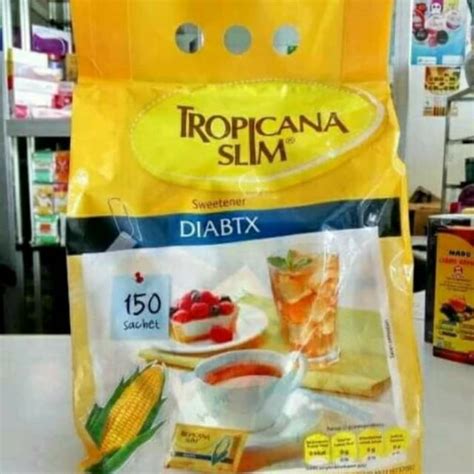 Jual Gula Tropicana Slim Diabtx Isi 150 Sachet Indonesiashopee Indonesia