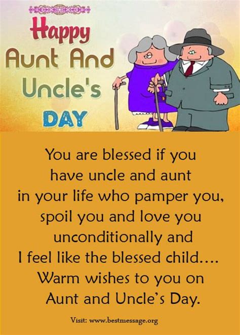 Celebrate Aunt And Uncle Day With Heartfelt Messages