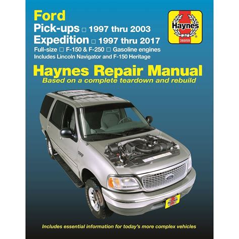 Haynes Vehicle Repair Manual 36059