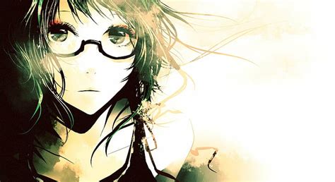 Hd Wallpaper Anime Anime Girls Glasses Kuriyama Mirai Meganekko