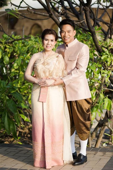 Pre Wedding Photo Of Thai Couple In A Pavillion Stock Image Image Of People Happiness 203302521