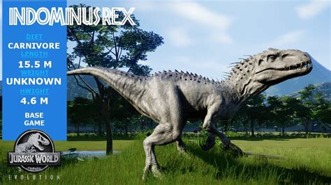 Indominus Rex Jurassic World Evolution Youtube