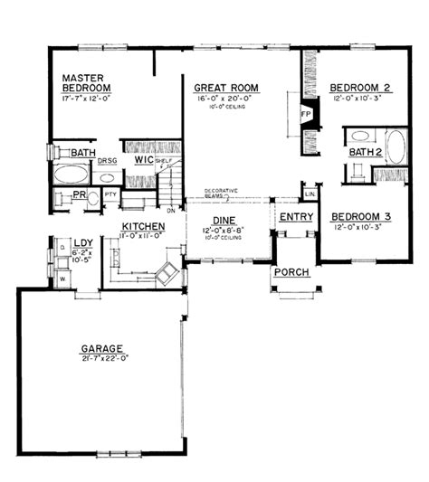 1500 square feet bungalow house plan will meet the needs of a couple or family's preferences who are looking for a home. 1500 sq ft floor plans | Lots of Space in 1500 Sq. Ft. | House designs | Pinterest | Spaces ...