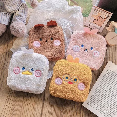 Kawaii Small Travel Pouch Cute Pouch For Tampon Sanitary Etsy