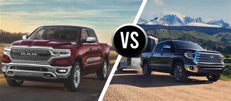 2020 Ram 1500 Vs 2020 Toyota Tundra Comparison Review Which Truck Is